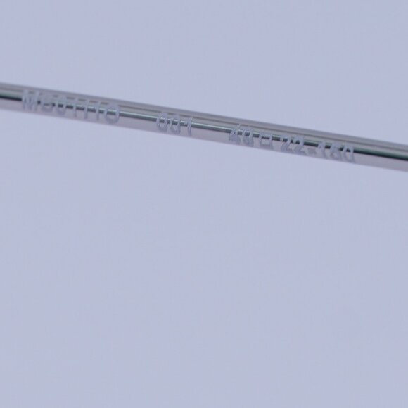 Montblanc MB0111O 001 Eyeglasses Silver 49mm Geometric Frame - Picture 9 of 11